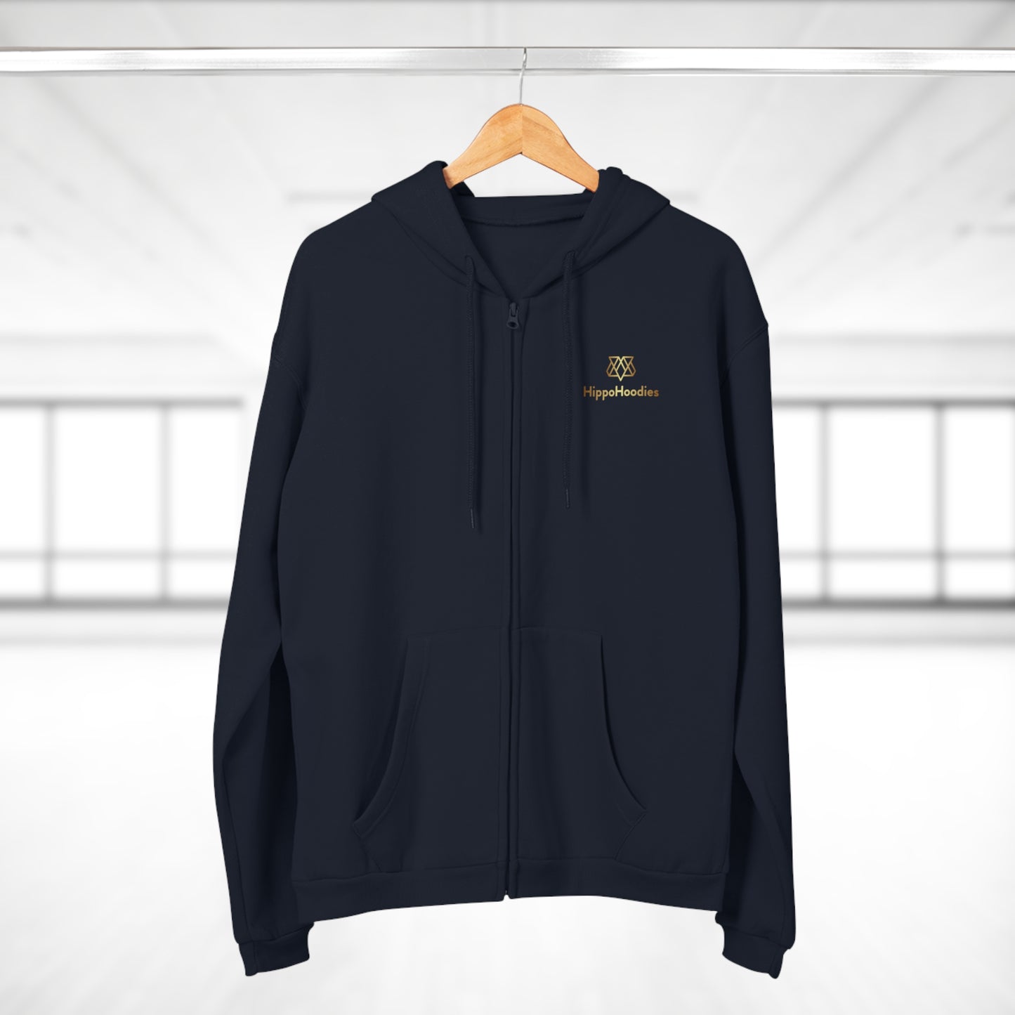 HippoHoodie Unisex Zip Hoodie