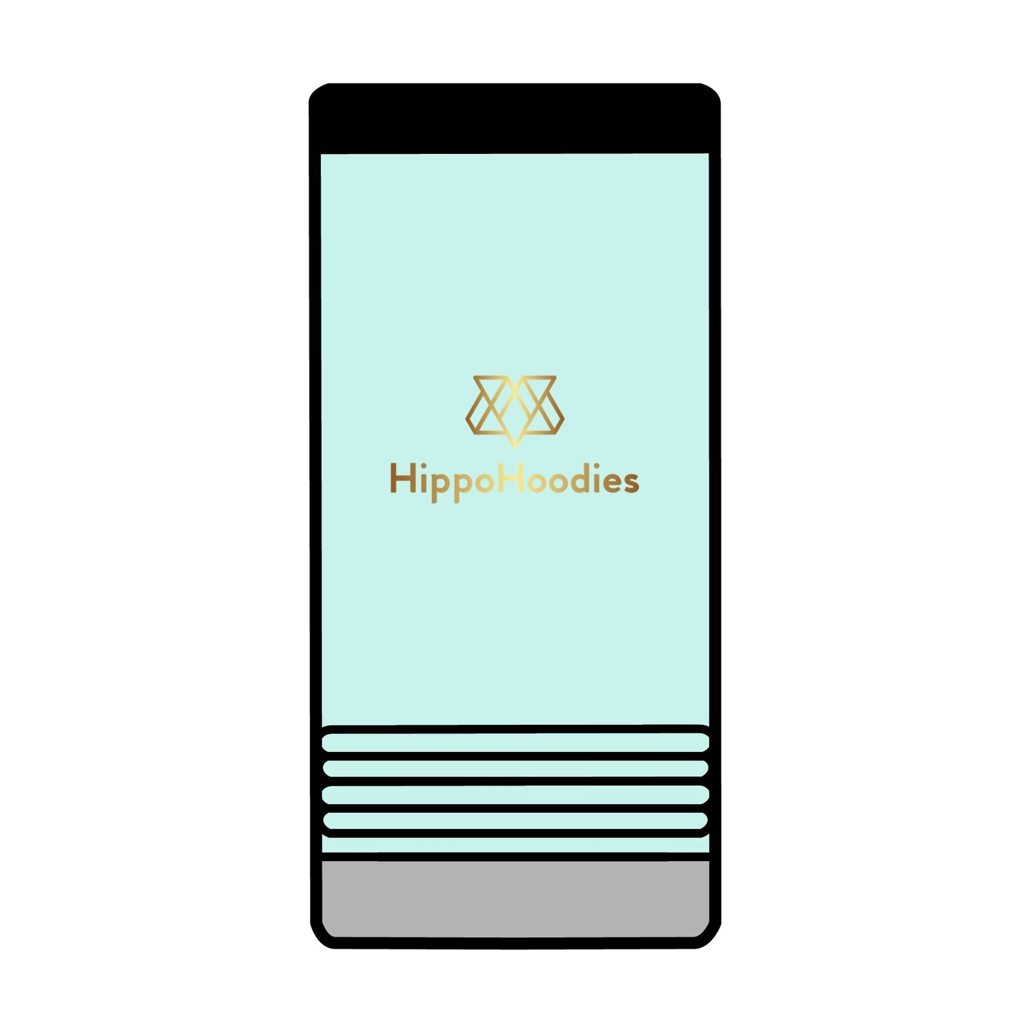 HippoDrink Slim Beverage Holder – Perfect for Outdoor Events and Keeping You Cool While Wearing a HippoHoodie!