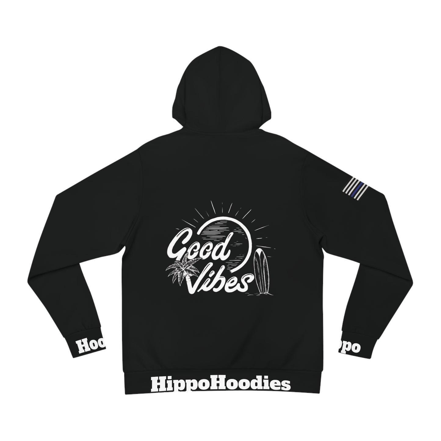 HippoHoodie Trendy Black Fashion Hoodie - Perfect for Casual Outings and Gifts